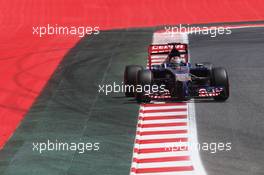 Jean-Eric Vergne (FRA) Scuderia Toro Rosso STR9. 10.05.2014. Formula 1 World Championship, Rd 5, Spanish Grand Prix, Barcelona, Spain, Qualifying Day.