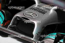 Mercedes GP front wing 10.05.2014. Formula 1 World Championship, Rd 5, Spanish Grand Prix, Barcelona, Spain, Qualifying Day.