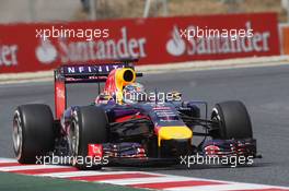 Sebastian Vettel (GER) Red Bull Racing RB10. 10.05.2014. Formula 1 World Championship, Rd 5, Spanish Grand Prix, Barcelona, Spain, Qualifying Day.