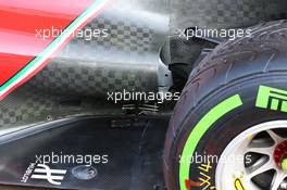 Ferrari F14-T engine cover detail. 10.05.2014. Formula 1 World Championship, Rd 5, Spanish Grand Prix, Barcelona, Spain, Qualifying Day.