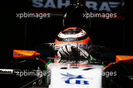 Nico Hulkenberg (GER) Sahara Force India F1 VJM07. 10.05.2014. Formula 1 World Championship, Rd 5, Spanish Grand Prix, Barcelona, Spain, Qualifying Day.