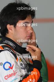 Sergio Perez (MEX), Sahara Force India  10.05.2014. Formula 1 World Championship, Rd 5, Spanish Grand Prix, Barcelona, Spain, Qualifying Day.