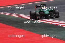Marcus Ericsson (SWE) Caterham CT05. 10.05.2014. Formula 1 World Championship, Rd 5, Spanish Grand Prix, Barcelona, Spain, Qualifying Day.
