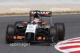 Nico Hulkenberg (GER) Sahara Force India F1 VJM07. 10.05.2014. Formula 1 World Championship, Rd 5, Spanish Grand Prix, Barcelona, Spain, Qualifying Day.