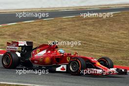 Fernando Alonso (ESP) Ferrari F14-T. 10.05.2014. Formula 1 World Championship, Rd 5, Spanish Grand Prix, Barcelona, Spain, Qualifying Day.