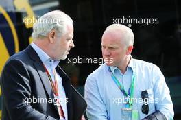 Richard Cregan (IRE) Yas Marina Circuit and Sochi Circuit Consultant (Left). 10.05.2014. Formula 1 World Championship, Rd 5, Spanish Grand Prix, Barcelona, Spain, Qualifying Day.