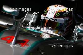 Lewis Hamilton (GBR) Mercedes AMG F1 W05. 10.05.2014. Formula 1 World Championship, Rd 5, Spanish Grand Prix, Barcelona, Spain, Qualifying Day.