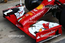 Ferrari F14-T front wing. 10.05.2014. Formula 1 World Championship, Rd 5, Spanish Grand Prix, Barcelona, Spain, Qualifying Day.