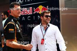 (L to R): Federico Gastaldi (ARG) Lotus F1 Team Deputy Team Principal with Steve Robertson (GBR) Driver Manager. 11.05.2014. Formula 1 World Championship, Rd 5, Spanish Grand Prix, Barcelona, Spain, Race Day.