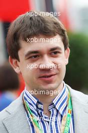 Sergey Vorobyev (RUS) Centre Omega OJSC (Sochi Circuit) Acting Deputy General Director. 11.05.2014. Formula 1 World Championship, Rd 5, Spanish Grand Prix, Barcelona, Spain, Race Day.