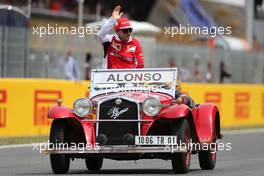 Fernando Alonso (ESP), Scuderia Ferrari  11.05.2014. Formula 1 World Championship, Rd 5, Spanish Grand Prix, Barcelona, Spain, Race Day.