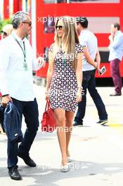 Vivian Sibold (GER), girlfriend of Nico Rosberg (GER) Mercedes AMG F1. 11.05.2014. Formula 1 World Championship, Rd 5, Spanish Grand Prix, Barcelona, Spain, Race Day.
