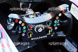 Williams FW36 steering wheel. 08.05.2014. Formula 1 World Championship, Rd 5, Spanish Grand Prix, Barcelona, Spain, Preparation Day.