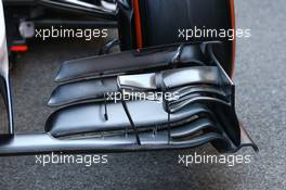 Williams FW36 front wing detail. 08.05.2014. Formula 1 World Championship, Rd 5, Spanish Grand Prix, Barcelona, Spain, Preparation Day.