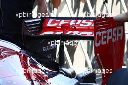 Scuderia Toro Rosso STR9 rear wing. 08.05.2014. Formula 1 World Championship, Rd 5, Spanish Grand Prix, Barcelona, Spain, Preparation Day.