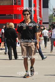 Sergio Perez (MEX) Sahara Force India F1. 08.05.2014. Formula 1 World Championship, Rd 5, Spanish Grand Prix, Barcelona, Spain, Preparation Day.