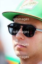 Sergio Perez (MEX) Sahara Force India F1. 08.05.2014. Formula 1 World Championship, Rd 5, Spanish Grand Prix, Barcelona, Spain, Preparation Day.