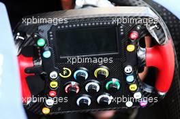 Scuderia Toro Rosso STR9 steering wheel. 08.05.2014. Formula 1 World Championship, Rd 5, Spanish Grand Prix, Barcelona, Spain, Preparation Day.