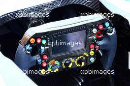 Mercedes AMG F1 W05 steering wheel. 08.05.2014. Formula 1 World Championship, Rd 5, Spanish Grand Prix, Barcelona, Spain, Preparation Day.