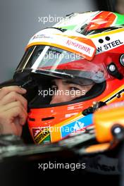 Sergio Perez (MEX), Sahara Force India  04.07.2014. Formula 1 World Championship, Rd 9, British Grand Prix, Silverstone, England, Practice Day.