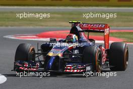 Daniil Kvyat (RUS) Scuderia Toro Rosso STR9. 04.07.2014. Formula 1 World Championship, Rd 9, British Grand Prix, Silverstone, England, Practice Day.