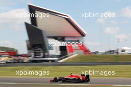 Max Chilton (GBR) Marussia F1 Team MR03. 04.07.2014. Formula 1 World Championship, Rd 9, British Grand Prix, Silverstone, England, Practice Day.