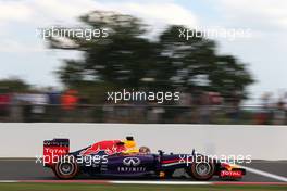 Sebastian Vettel (GER), Red Bull Racing  04.07.2014. Formula 1 World Championship, Rd 9, British Grand Prix, Silverstone, England, Practice Day.