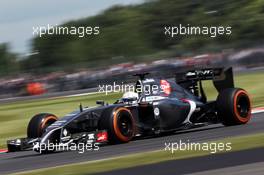 Giedo van der Garde (NLD) Sauber C33 Reserve Driver. 04.07.2014. Formula 1 World Championship, Rd 9, British Grand Prix, Silverstone, England, Practice Day.