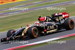 Pastor Maldonado (VEN) Lotus F1 E21. 04.07.2014. Formula 1 World Championship, Rd 9, British Grand Prix, Silverstone, England, Practice Day.