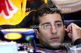 Daniel Ricciardo (AUS), Red Bull Racing  04.07.2014. Formula 1 World Championship, Rd 9, British Grand Prix, Silverstone, England, Practice Day.