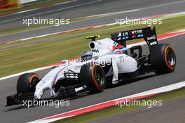 Valtteri Bottas (FIN) Williams FW36. 04.07.2014. Formula 1 World Championship, Rd 9, British Grand Prix, Silverstone, England, Practice Day.