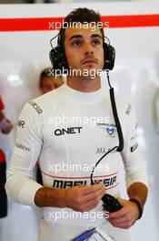 Jules Bianchi (FRA) Marussia F1 Team. 04.07.2014. Formula 1 World Championship, Rd 9, British Grand Prix, Silverstone, England, Practice Day.