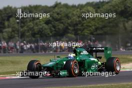 Marcus Ericsson (SWE) Caterham CT05. 04.07.2014. Formula 1 World Championship, Rd 9, British Grand Prix, Silverstone, England, Practice Day.