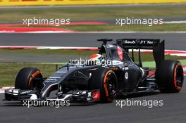 Adrian Sutil (GER) Sauber C33. 04.07.2014. Formula 1 World Championship, Rd 9, British Grand Prix, Silverstone, England, Practice Day.