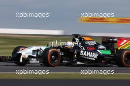 Daniel Juncadella (ESP) Sahara Force India F1 VJM07 Test and Reserve Driver. 04.07.2014. Formula 1 World Championship, Rd 9, British Grand Prix, Silverstone, England, Practice Day.