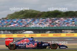 Daniil Kvyat (RUS) Scuderia Toro Rosso STR9. 04.07.2014. Formula 1 World Championship, Rd 9, British Grand Prix, Silverstone, England, Practice Day.