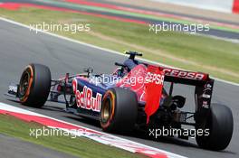 Daniil Kvyat (RUS) Scuderia Toro Rosso STR9. 04.07.2014. Formula 1 World Championship, Rd 9, British Grand Prix, Silverstone, England, Practice Day.