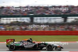 Nico Hulkenberg (GER), Sahara Force India  04.07.2014. Formula 1 World Championship, Rd 9, British Grand Prix, Silverstone, England, Practice Day.