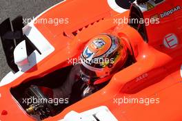 Jules Bianchi (FRA), Marussia F1 Team   04.07.2014. Formula 1 World Championship, Rd 9, British Grand Prix, Silverstone, England, Practice Day.