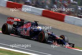 Jean-Eric Vergne (FRA), Scuderia Toro Rosso   04.07.2014. Formula 1 World Championship, Rd 9, British Grand Prix, Silverstone, England, Practice Day.