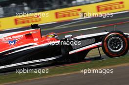 Jules Bianchi (FRA) Marussia F1 Team MR03. 04.07.2014. Formula 1 World Championship, Rd 9, British Grand Prix, Silverstone, England, Practice Day.