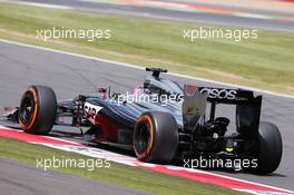 Jenson Button (GBR) McLaren MP4-29. 04.07.2014. Formula 1 World Championship, Rd 9, British Grand Prix, Silverstone, England, Practice Day.
