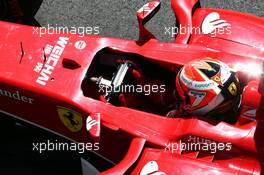 Kimi Raikkonen (FIN) Ferrari F14-T. 04.07.2014. Formula 1 World Championship, Rd 9, British Grand Prix, Silverstone, England, Practice Day.