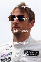 Jenson Button (GBR), McLaren F1 Team  06.07.2014. Formula 1 World Championship, Rd 9, British Grand Prix, Silverstone, England, Race Day.