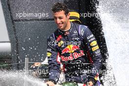 Daniel Ricciardo (AUS), Red Bull Racing  06.07.2014. Formula 1 World Championship, Rd 9, British Grand Prix, Silverstone, England, Race Day.