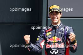Daniel Ricciardo (AUS), Red Bull Racing  06.07.2014. Formula 1 World Championship, Rd 9, British Grand Prix, Silverstone, England, Race Day.