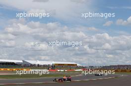 Sebastian Vettel (GER) Red Bull Racing RB10. 06.07.2014. Formula 1 World Championship, Rd 9, British Grand Prix, Silverstone, England, Race Day.