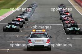 The start of the race. 06.07.2014. Formula 1 World Championship, Rd 9, British Grand Prix, Silverstone, England, Race Day.