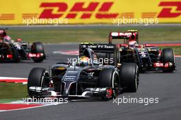 Esteban Gutierrez (MEX) Sauber C33. 06.07.2014. Formula 1 World Championship, Rd 9, British Grand Prix, Silverstone, England, Race Day.