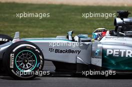 Lewis Hamilton (GBR) Mercedes AMG F1 W05. 06.07.2014. Formula 1 World Championship, Rd 9, British Grand Prix, Silverstone, England, Race Day.